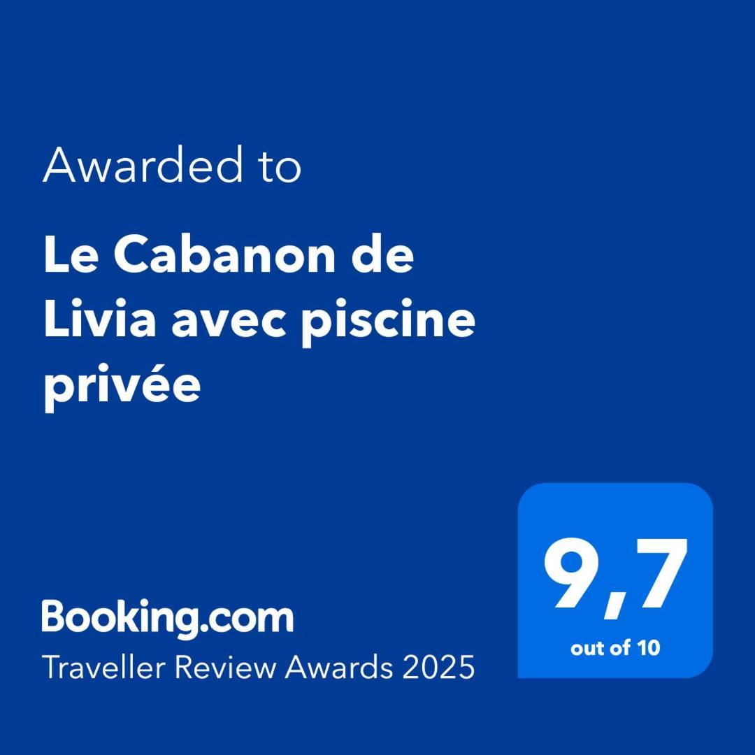 Вилла Le Cabanon De Livia Avec Piscine Privee Кюкюрон Экстерьер фото